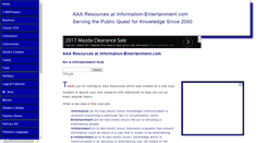 Desktop Screenshot of information-entertainment.com